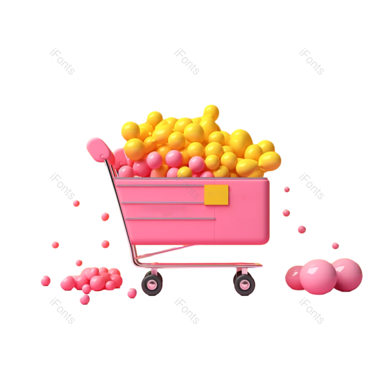 插画图片,海报元素,包装纸PNG,购物袋免抠素材